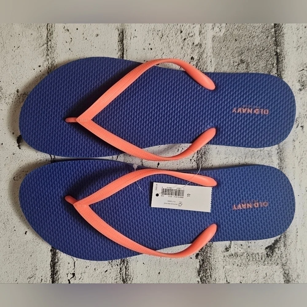 6 Pairs Womens Flip Flops Size 9/10 Old Navy NWT Summer Bundle - Picture 5 of 10